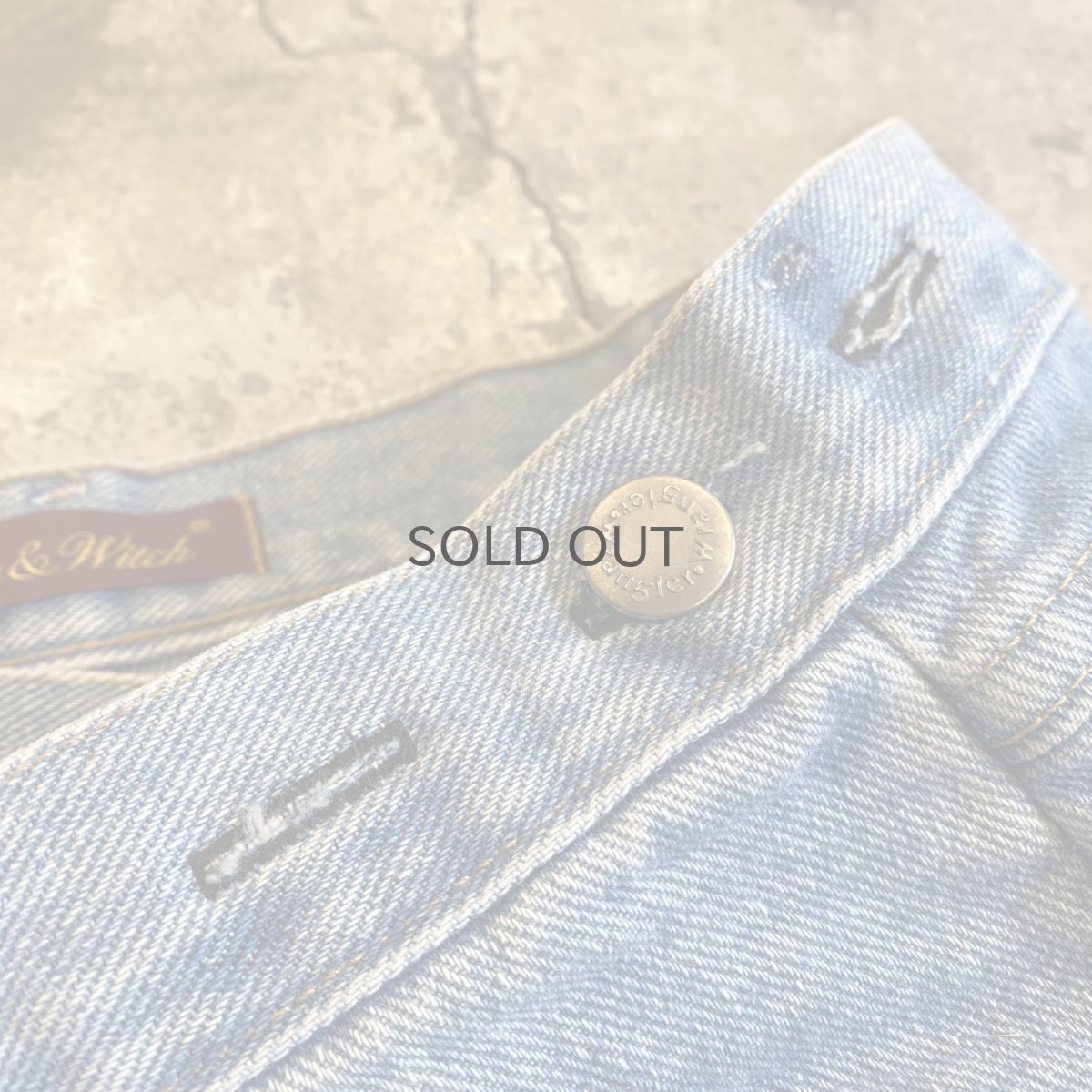 画像9: 【Wiz&Witch】"WEIRD" WRAP FUTURE DENIM PANTS / OS (9)