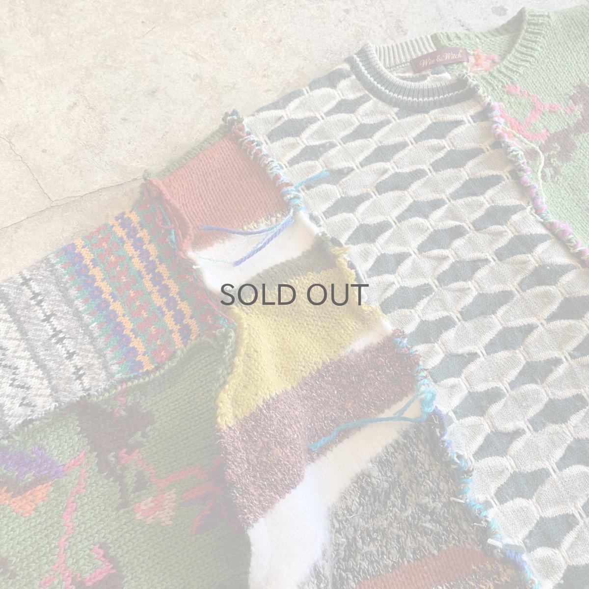 画像6: 【Wiz&Witch】"UNITED" DECORATIVE KNIT / OS (6)