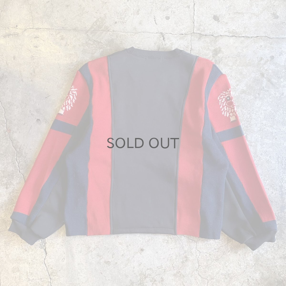 画像2: 【Wiz&Witch】"UNITED" TWO FACE KNIT SWEATER / OS (2)