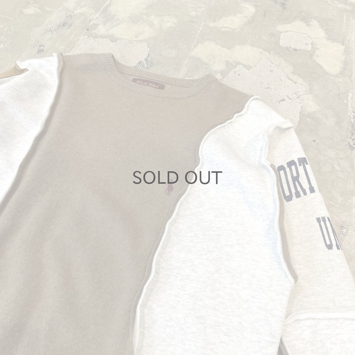 画像4: 【Wiz&Witch】"UNITED" THREE FACE SWEATER / OS (4)