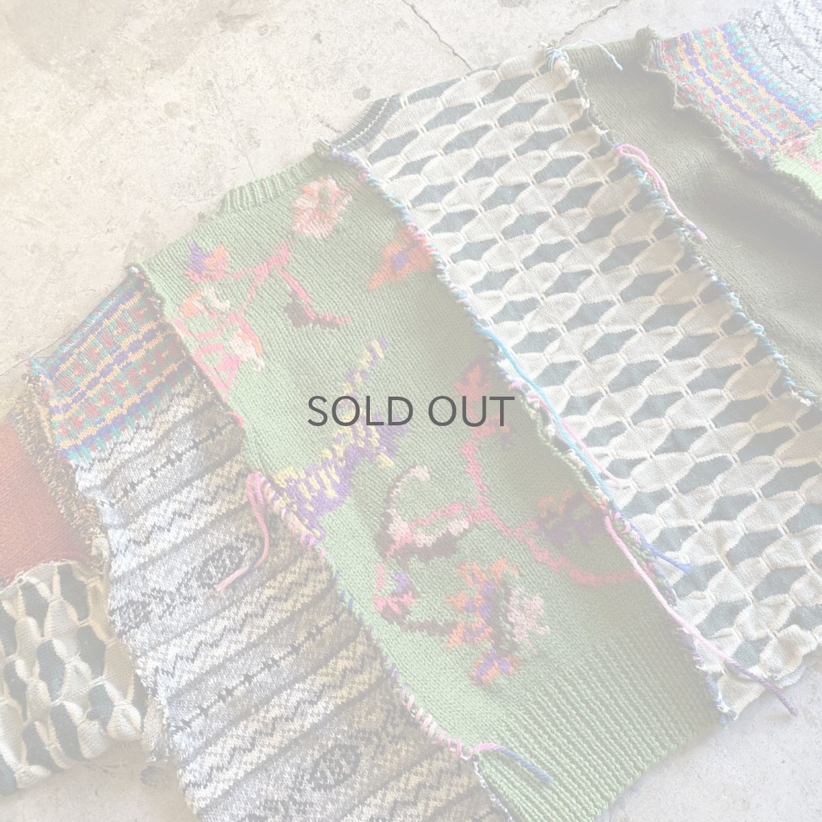 画像9: 【Wiz&Witch】"UNITED" DECORATIVE KNIT / OS (9)