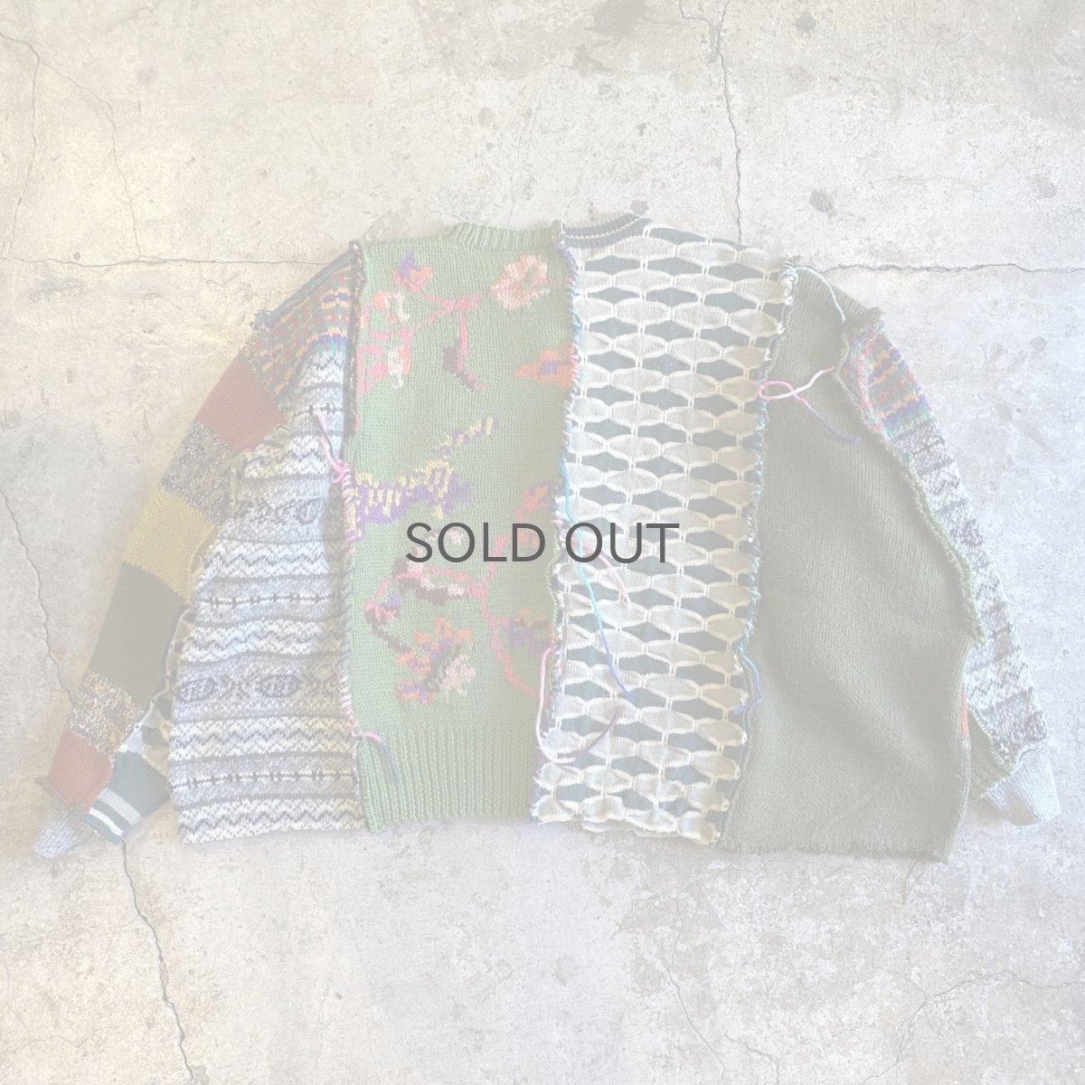 画像2: 【Wiz&Witch】"UNITED" DECORATIVE KNIT / OS (2)