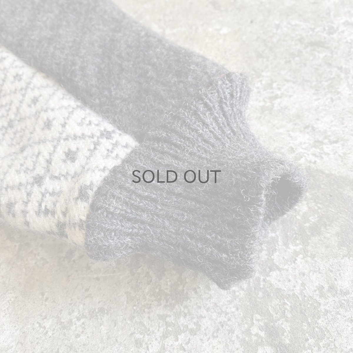 画像7: 【Wiz&Witch】"UNITED" NORDIC KNIT WOOL TAYLOR JACKET / OS (7)