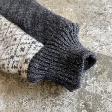 画像7: 【Wiz&Witch】"UNITED" NORDIC KNIT WOOL TAYLOR JACKET / OS (7)