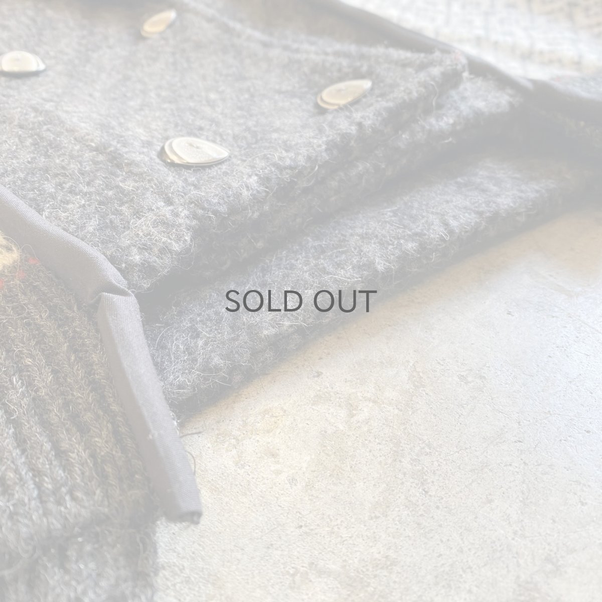 画像11: 【Wiz&Witch】"UNITED" NORDIC KNIT WOOL TAYLOR JACKET / OS (11)