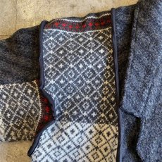 画像9: 【Wiz&Witch】"UNITED" NORDIC KNIT WOOL TAYLOR JACKET / OS (9)