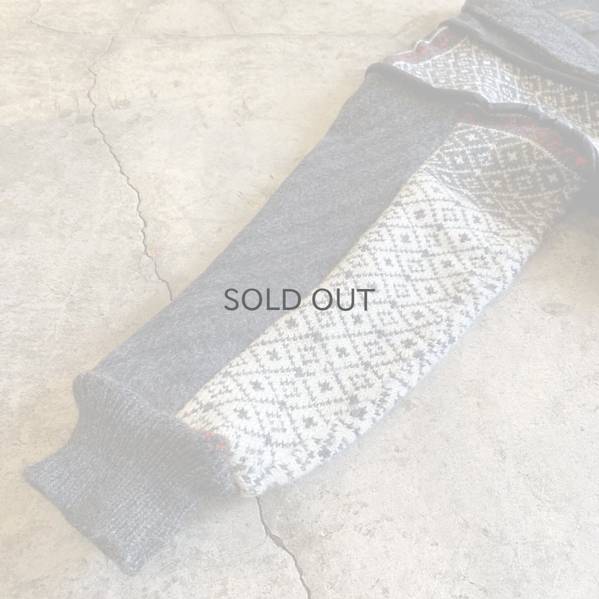 画像5: 【Wiz&Witch】"UNITED" NORDIC KNIT WOOL TAYLOR JACKET / OS (5)