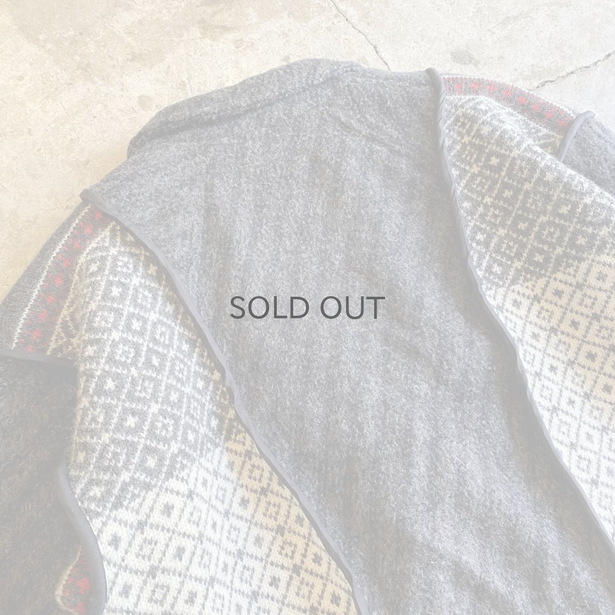 画像10: 【Wiz&Witch】"UNITED" NORDIC KNIT WOOL TAYLOR JACKET / OS (10)