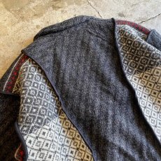 画像10: 【Wiz&Witch】"UNITED" NORDIC KNIT WOOL TAYLOR JACKET / OS (10)
