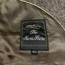 画像11: HERRINGBONE PATTERN WOOL TAILORED JACKET / Mens M~L / MADE IN TAIWAN (11)