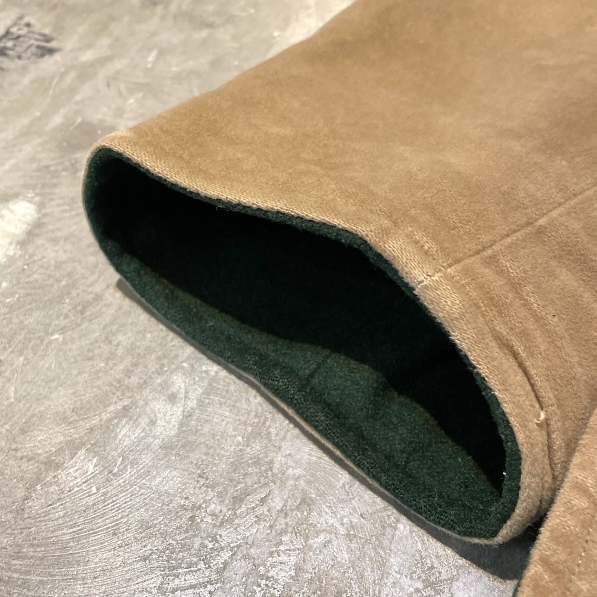 画像9: REVERSIBLE SHAWL COLLAR MIDDLE COAT / Mens L / MADE IN ENGLAND (9)