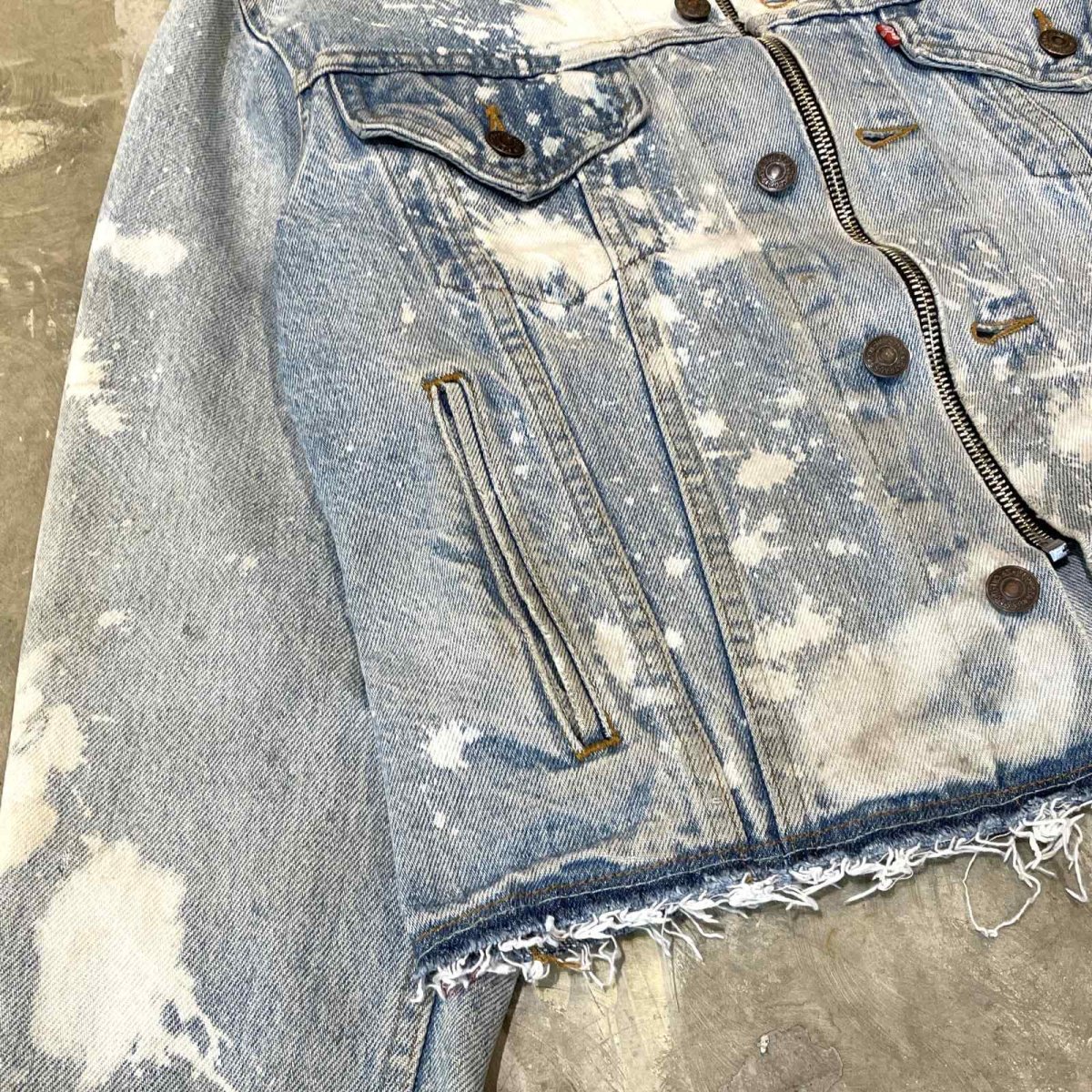 画像6: 【Wiz&Witch】"WANDERER" ZIP UP DENIM JACKET JIMI HENDRIX BACK / OS (6)