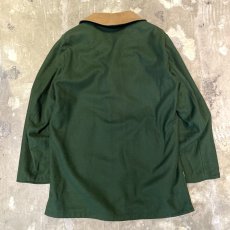 画像4: REVERSIBLE SHAWL COLLAR MIDDLE COAT / Mens L / MADE IN ENGLAND (4)