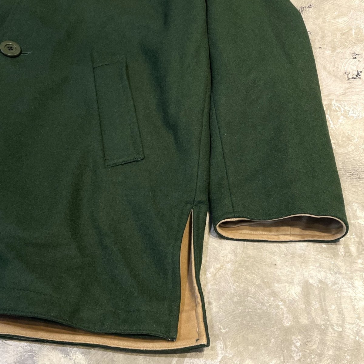 画像13: REVERSIBLE SHAWL COLLAR MIDDLE COAT / Mens L / MADE IN ENGLAND (13)