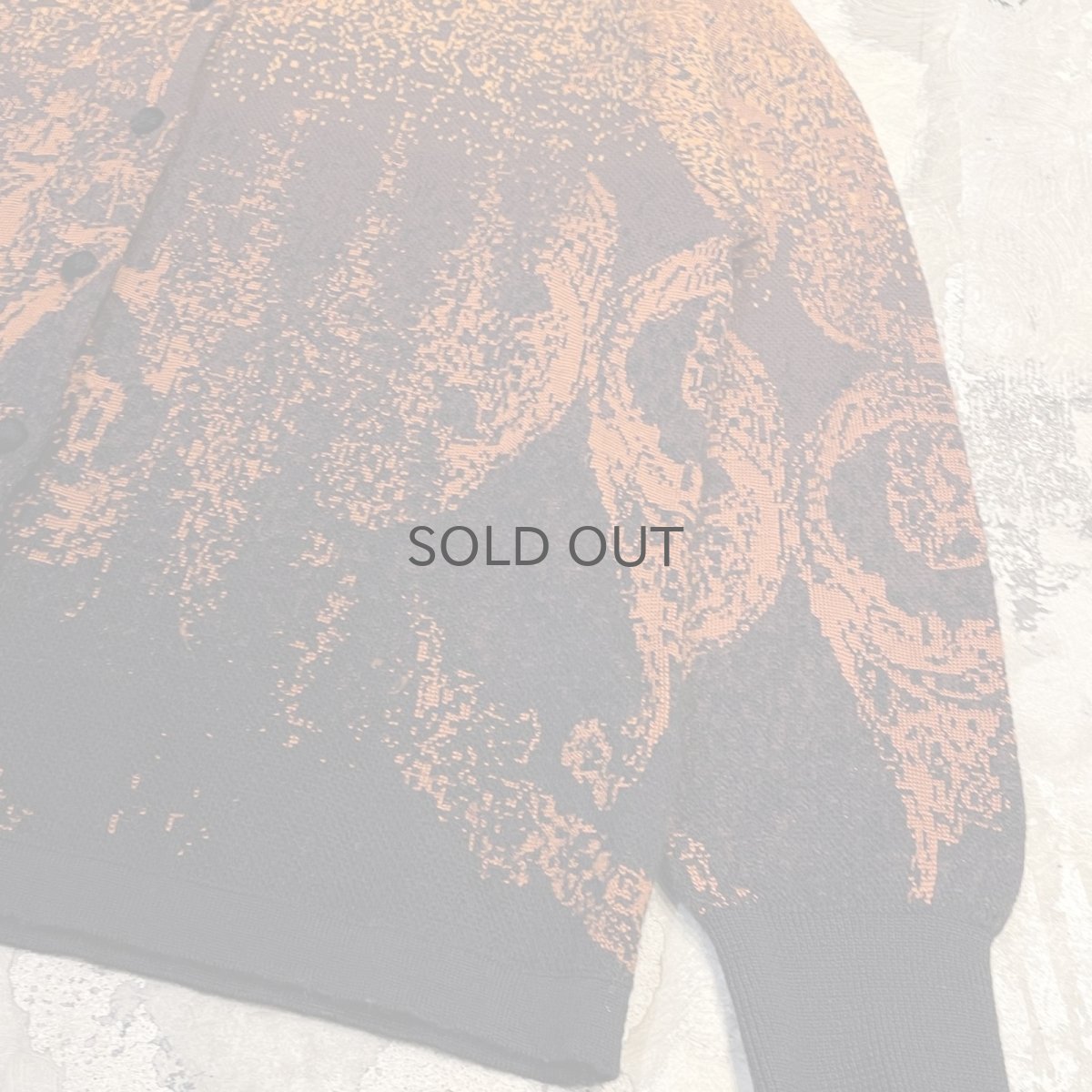 画像6: ART GRAPHIC PATTERN GRADATION COLOR CARDIGAN / Mens M~L (6)