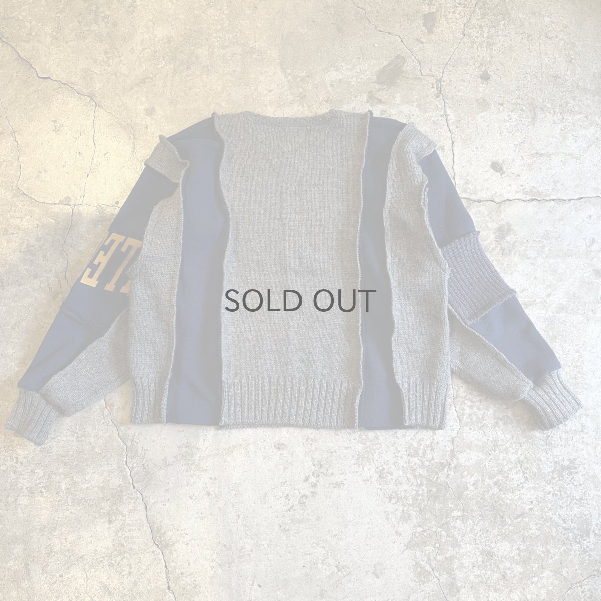 画像2: 【Wiz&Witch】"UNITED" ~RALPH LAUREN~ TWO FACE SWEATER / OS (2)