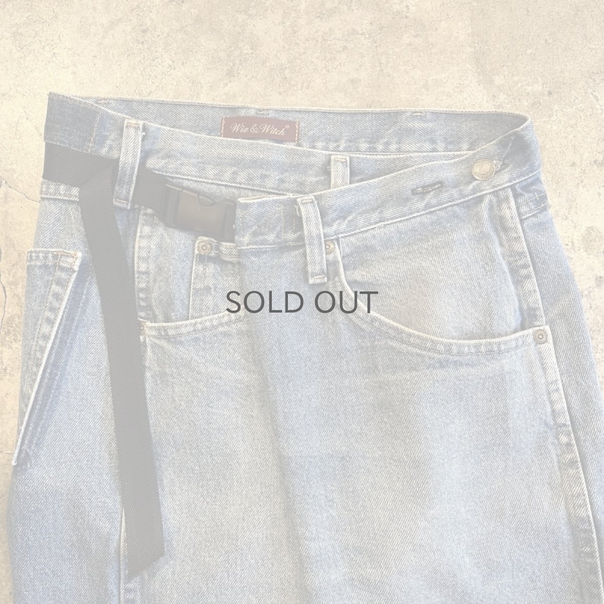 画像6: 【Wiz&Witch】"WEIRD" WRAP FUTURE DENIM PANTS / OS (6)