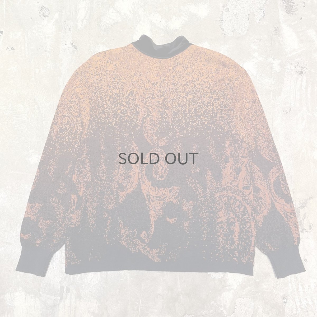 画像2: ART GRAPHIC PATTERN GRADATION COLOR CARDIGAN / Mens M~L (2)