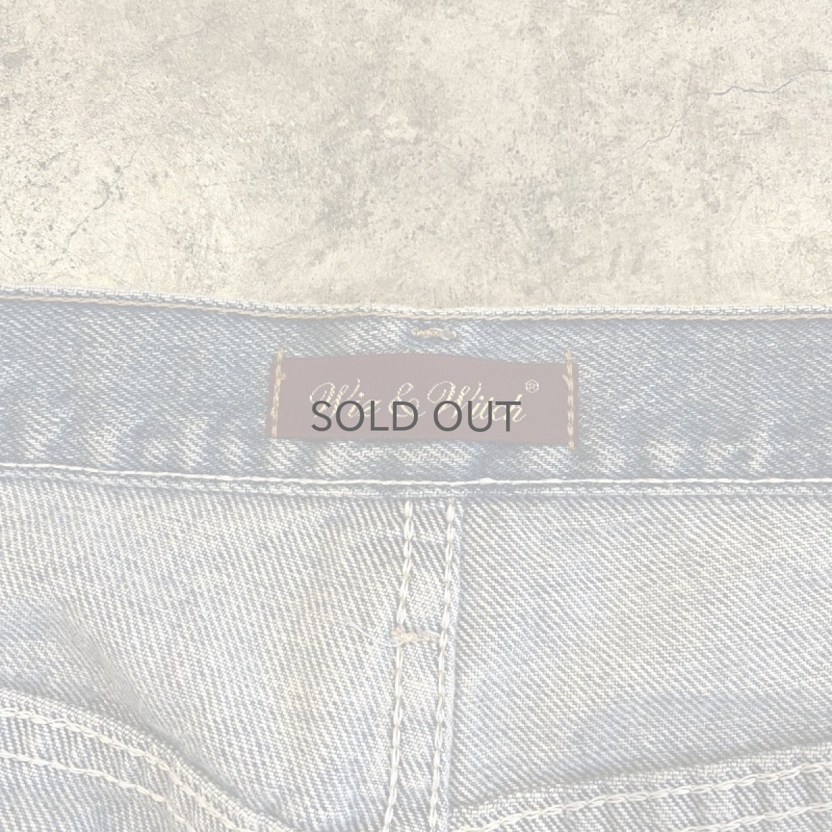 画像11: 【Wiz&Witch】"WEIRD" WRAP FUTURE DENIM PANTS / OS (11)