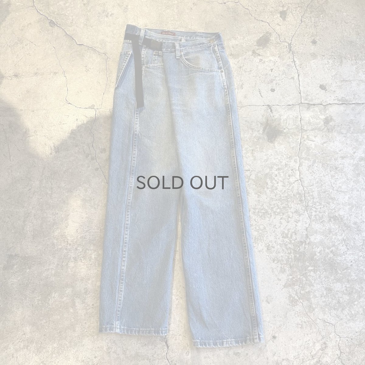 画像1: 【Wiz&Witch】"WEIRD" WRAP FUTURE DENIM PANTS / OS (1)
