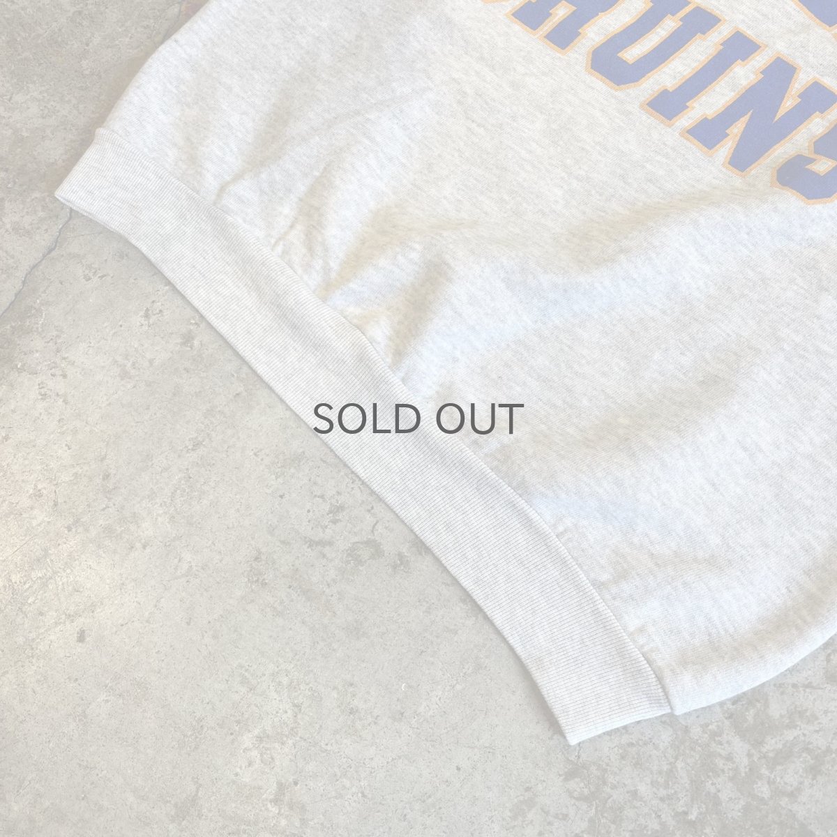 画像4: 80's FRONT COLOR LOGO PRINTED DESIGN L/S SWEAT / Ladies M(L) / MADE IN USA (4)