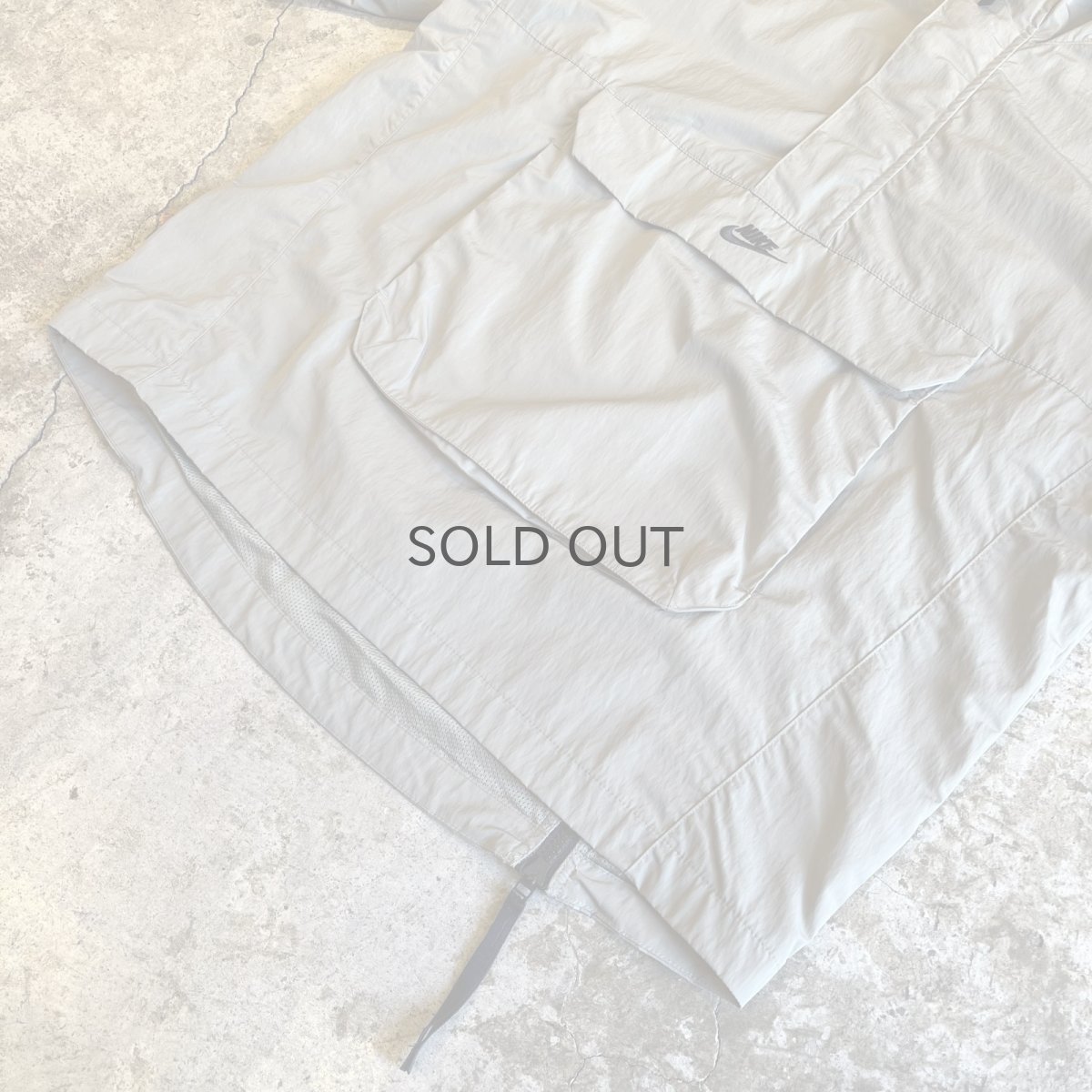 画像4: 【NIKE】FRONT POCKET DESIGN ANORAK HOODIE L/S TOPS / Ladies L (4)