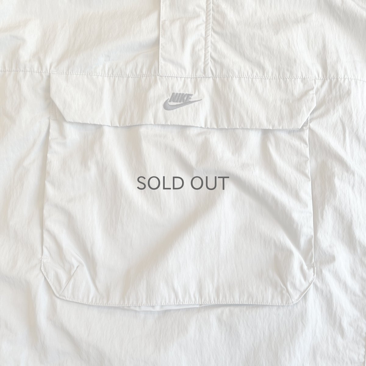 画像8: 【NIKE】FRONT POCKET DESIGN ANORAK HOODIE L/S TOPS / Ladies L (8)