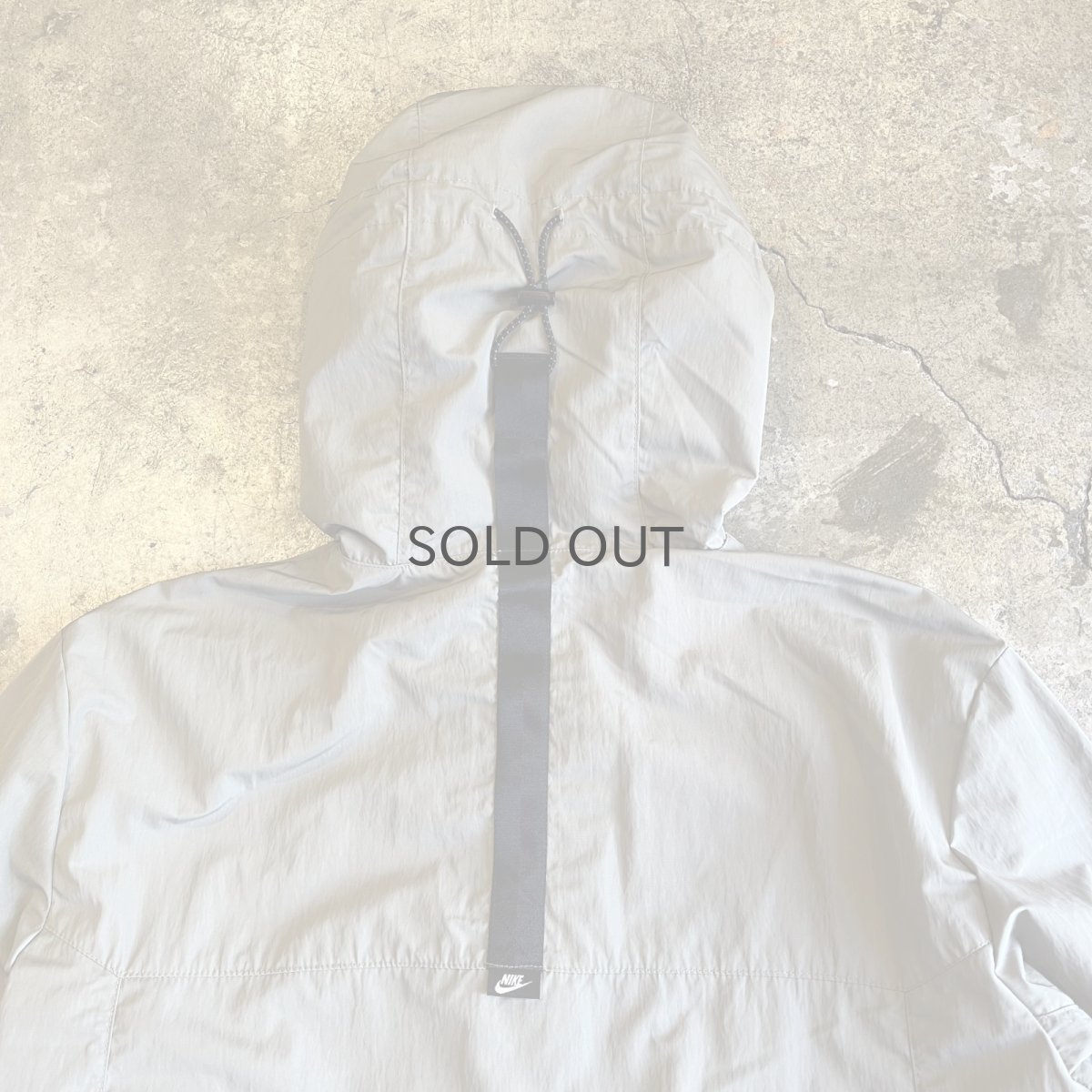 画像13: 【NIKE】FRONT POCKET DESIGN ANORAK HOODIE L/S TOPS / Ladies L (13)