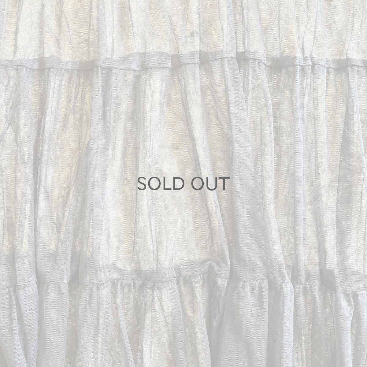 画像10: BLACK COLOR TIERED DESIGN TULLE LONG ONE PIECE / Ladies M (10)