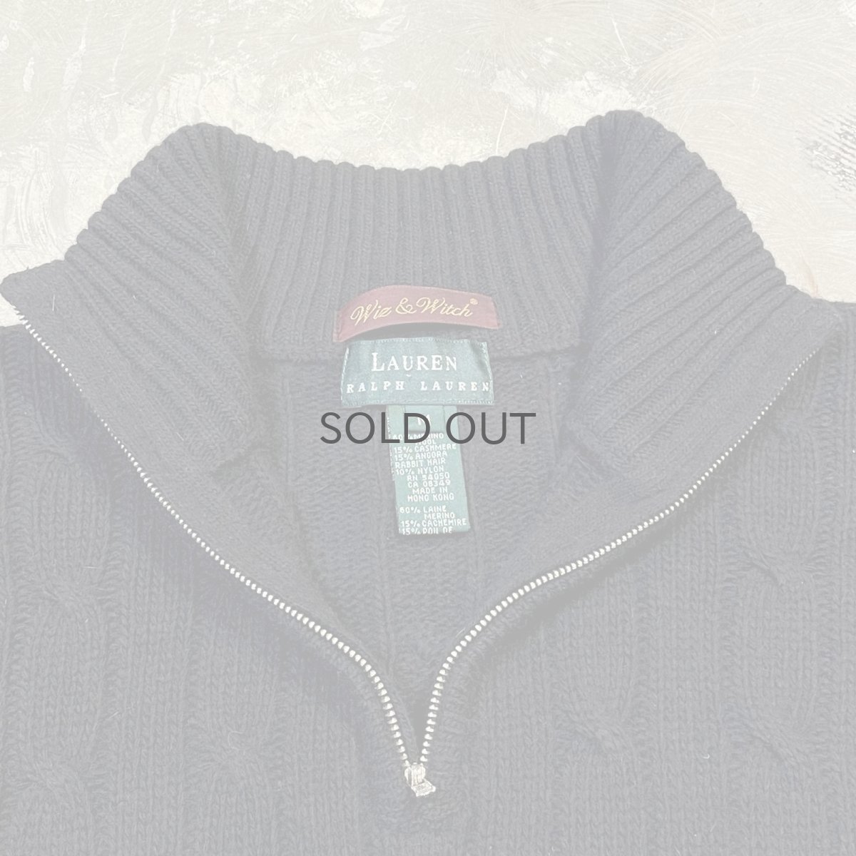 画像10: 【Wiz&Witch】"UNITED" THREE FACE SWEAT ~RALPH LAUREN~ / OS (10)