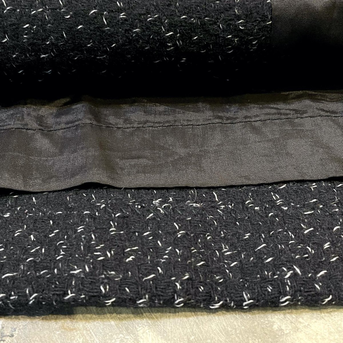 画像8: SHOULDER REAL LEATHER SWITCHED WOOL HALF COAT / Mens M~L (8)