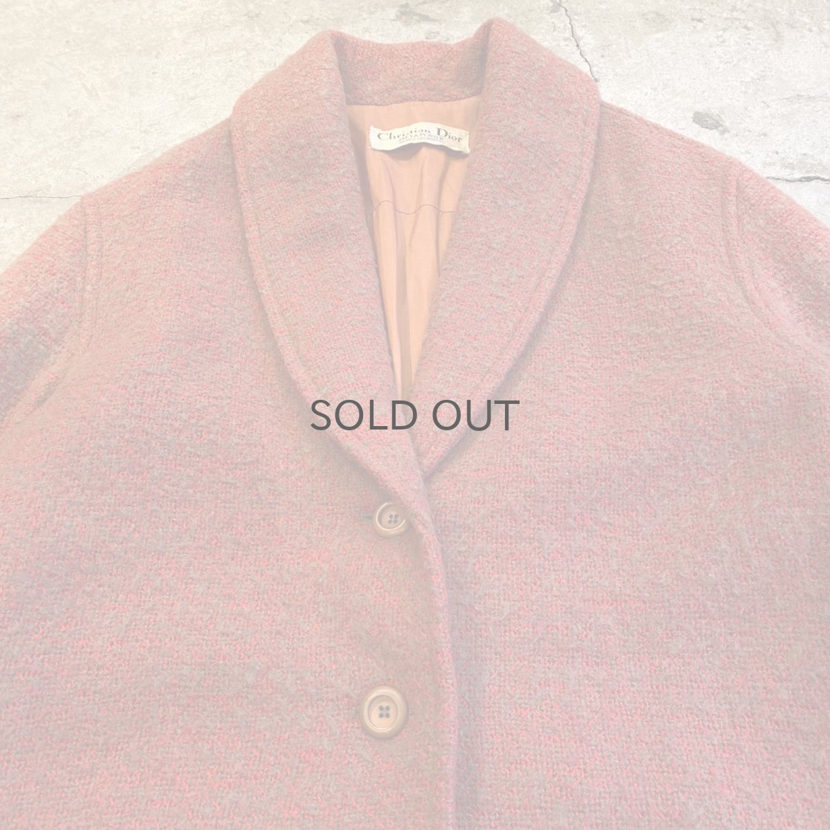 画像4: OLD【Chrirtian Dior】COLOR TWEED DESIGN JACKET / Ladies M (4)