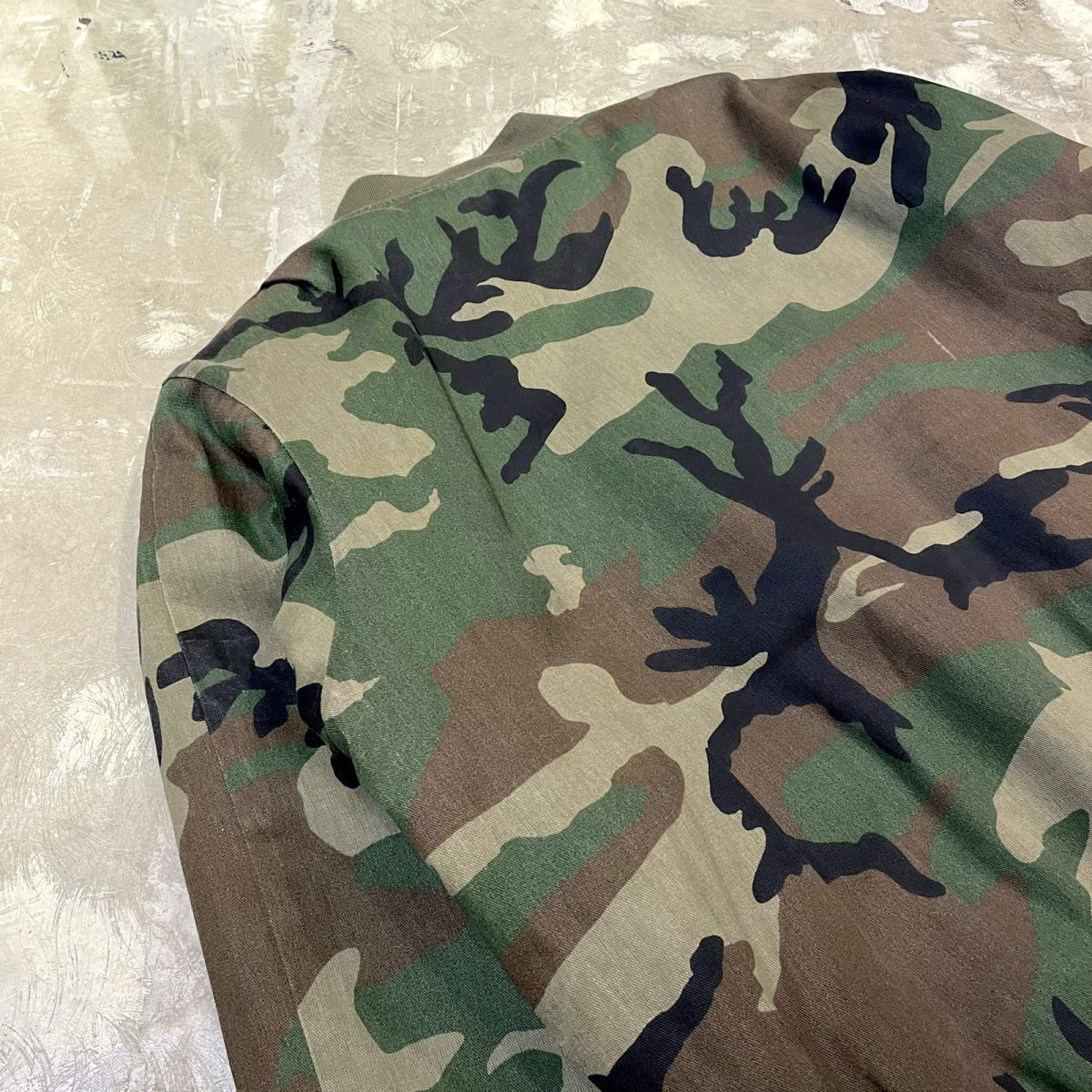 画像9: CAMOUFLAGE PATTERN BOMBER JACKET / Mens XL (9)