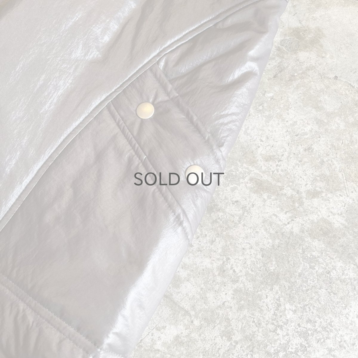 画像10: DOUBLE POCKET DESIGN SIDE SLIT QUILTING SKIRT / W23~W31 (10)