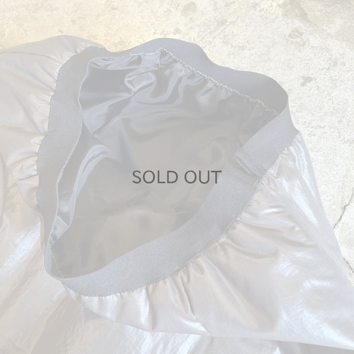 画像7: DOUBLE POCKET DESIGN SIDE SLIT QUILTING SKIRT / W23~W31 (7)