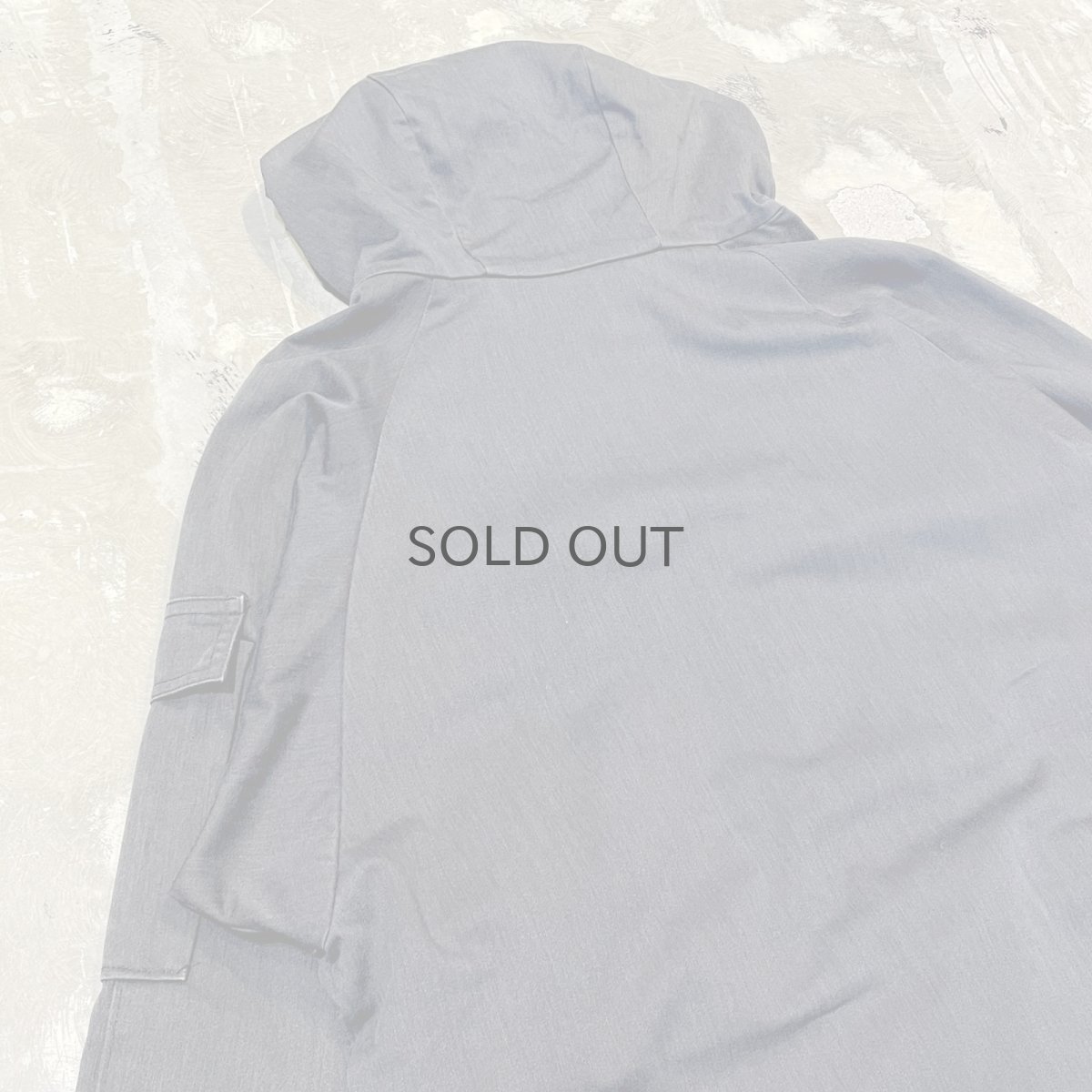 画像9: 【ALPHA】CHARCOAL COLOR MILITARY HOODIE JACKET / Mens L / MADE IN USA (9)