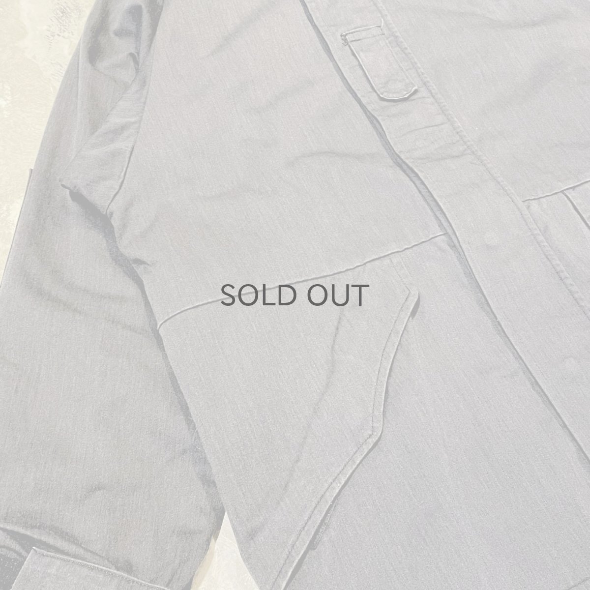 画像5: 【ALPHA】CHARCOAL COLOR MILITARY HOODIE JACKET / Mens L / MADE IN USA (5)