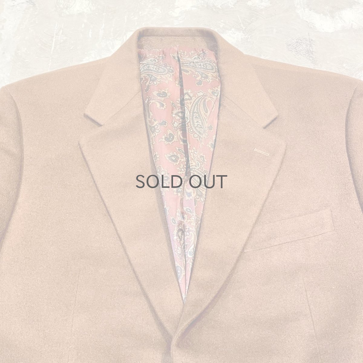 画像10: 【LAUREN BY RALPH LAUREN】CASHMERE MIX BROUN TAILORED JACKET / Mens L (10)