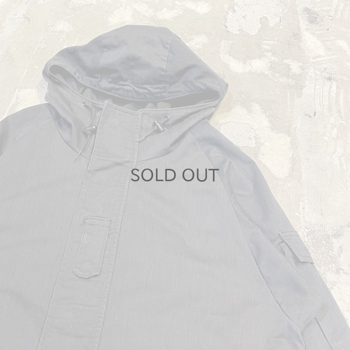 画像4: 【ALPHA】CHARCOAL COLOR MILITARY HOODIE JACKET / Mens L / MADE IN USA (4)