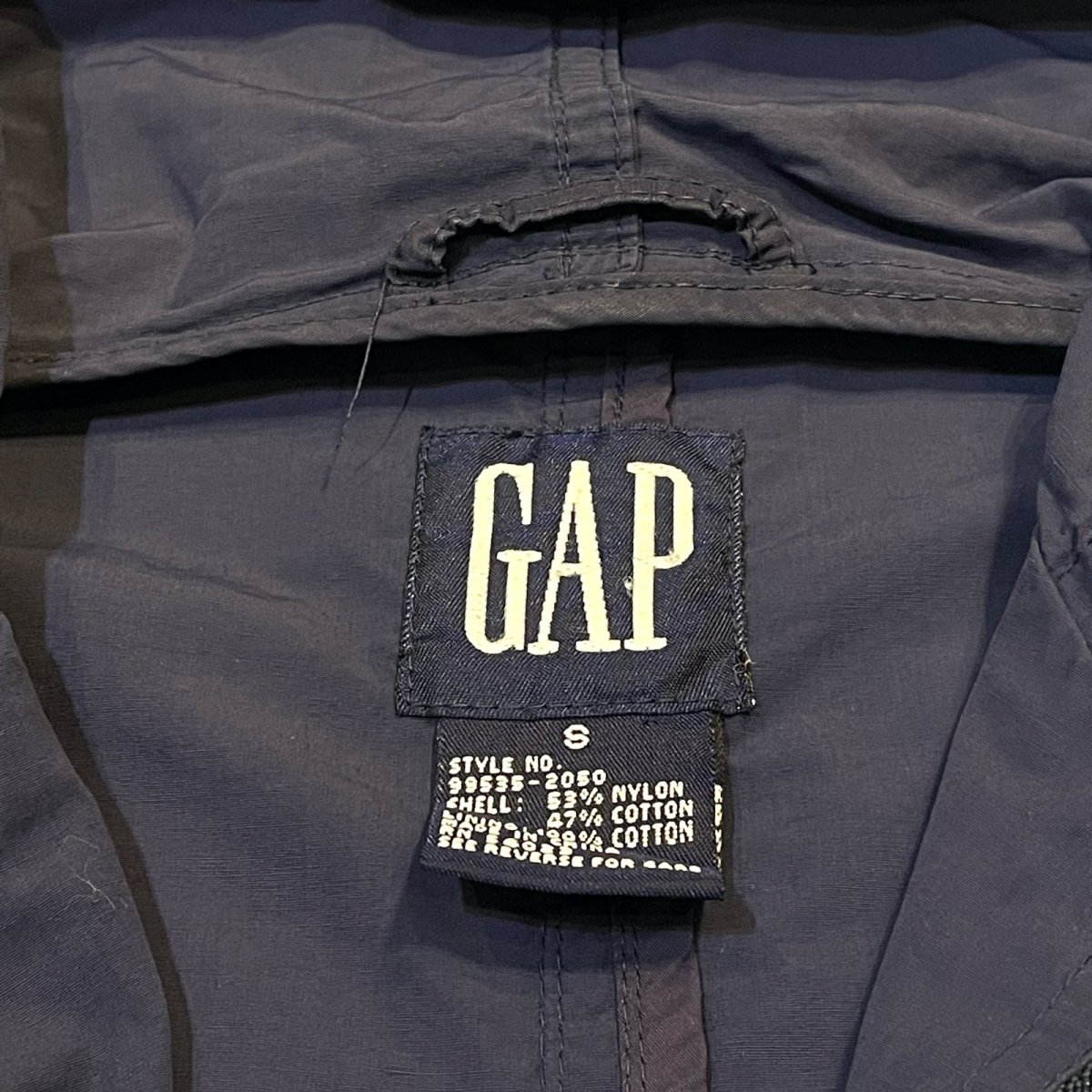 画像11: 90's【GAP】HOODIE SPRING HALF COAT / Mens S(L) (11)