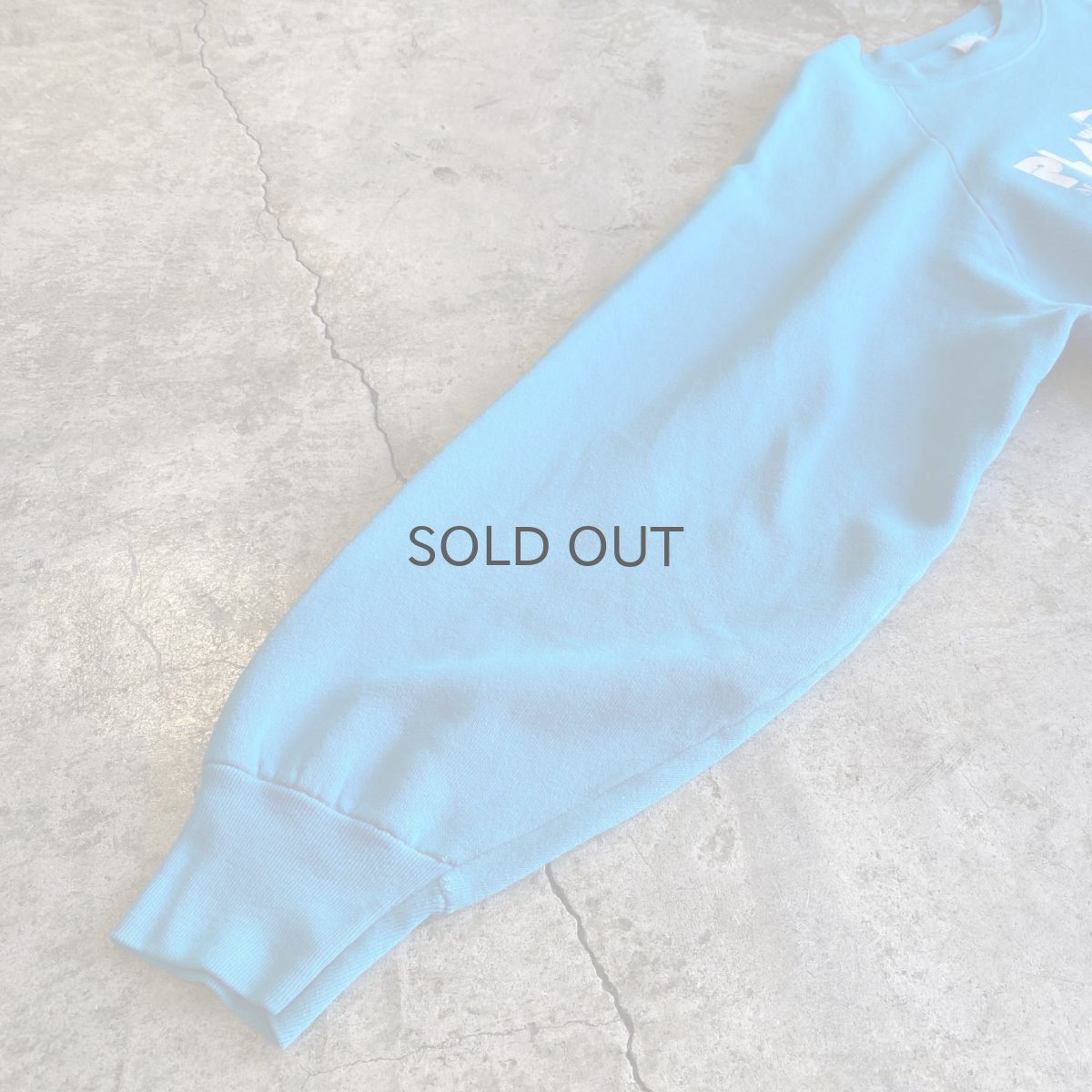 画像6: 80's "PLAYSCAPE" PRINTED COLOR RAGLAN SEEVE L/S SWEAT / Ladies XL(L) / MADE IN USA (6)