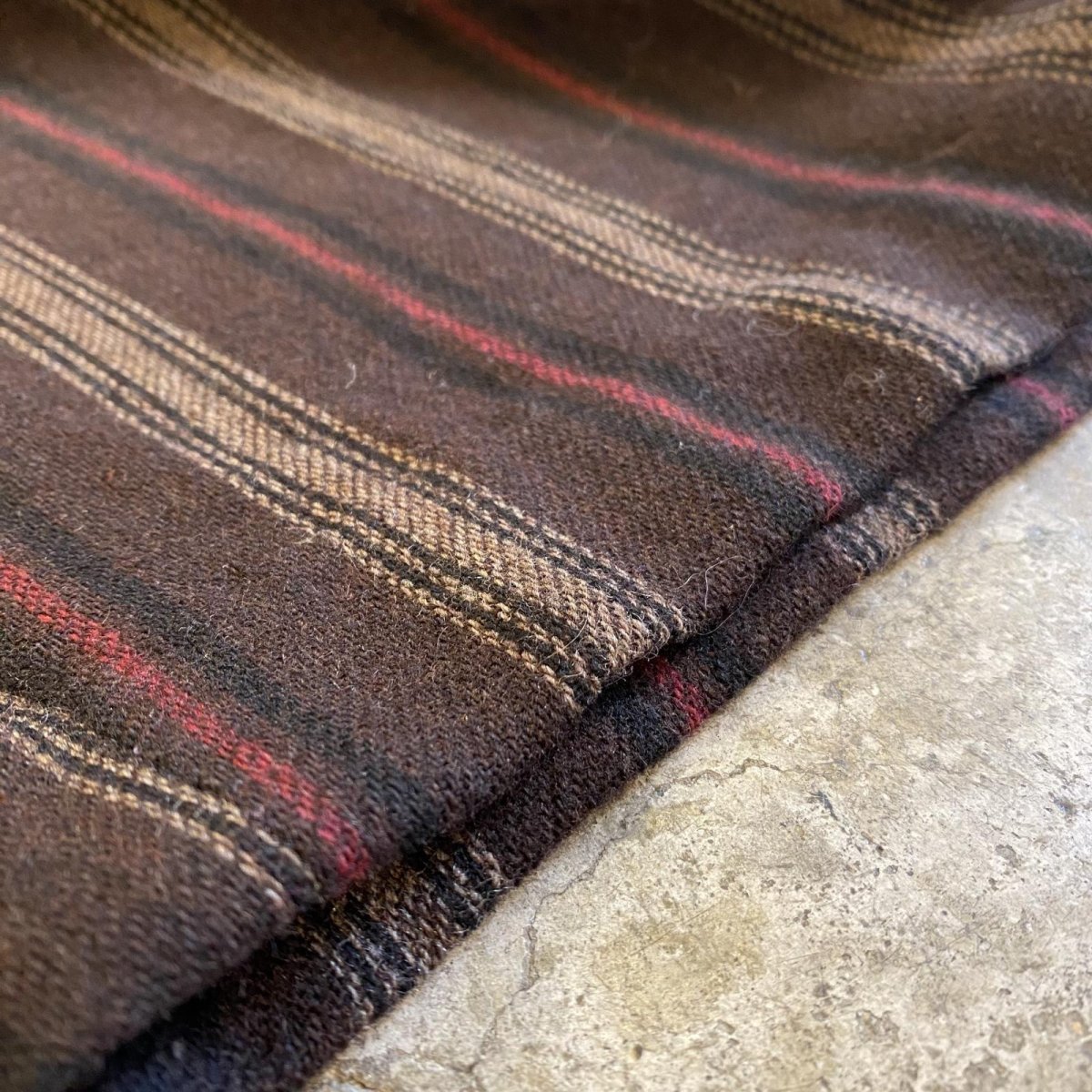 画像11: IVY STRIPE DESIGN WOOL SLACKS HALF PANTS / W28 (11)