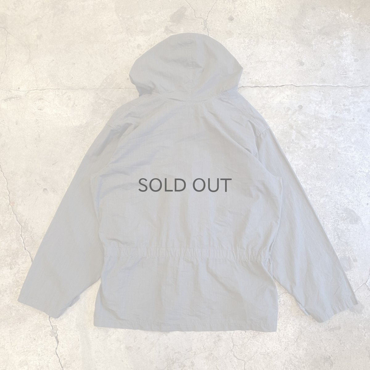 画像2: MILITARY FRONT POCKET DESIGN ANORAK HOODIE L/S TOPS / Ladies L (2)