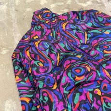 画像9: ALL OVER PATTERN HI NECK BLOUSON / Mens L (9)