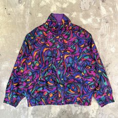 画像1: ALL OVER PATTERN HI NECK BLOUSON / Mens L (1)