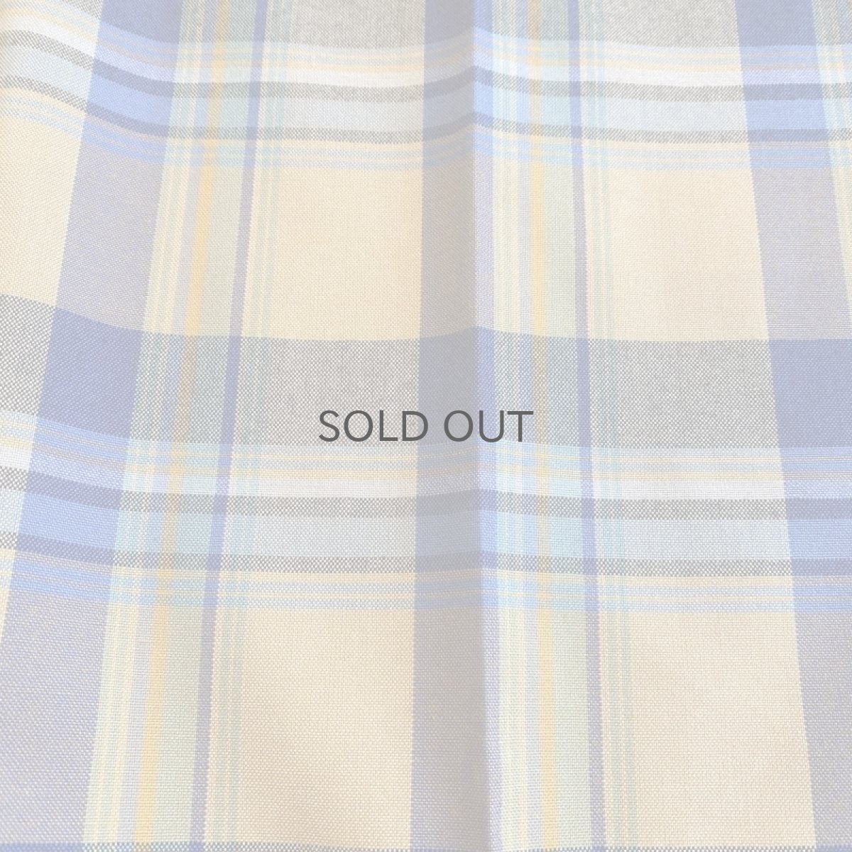 画像5: COLOR CHECK PATTERN 2 TUCK DESIGN SLACKS PANTS / W28 (5)