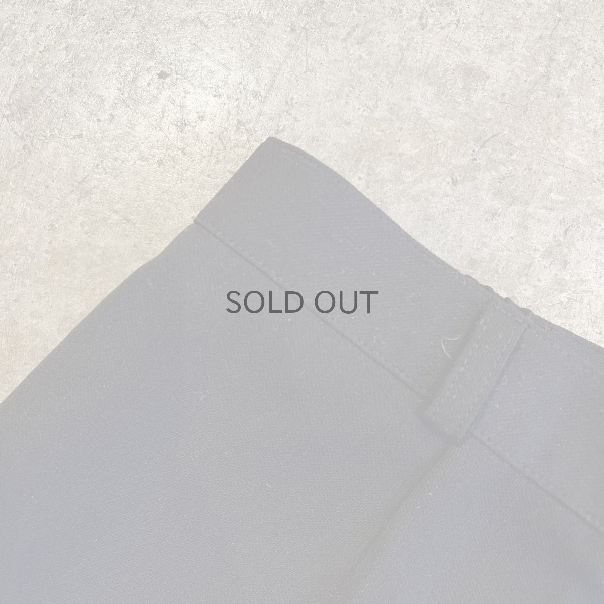 画像6: 1 TUCK DESIGN BLACK COLOR SLACKS HALF PANTS / W29~W33 (6)