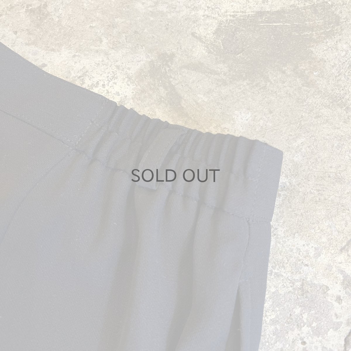 画像10: 1 TUCK DESIGN BLACK COLOR SLACKS HALF PANTS / W29~W33 (10)