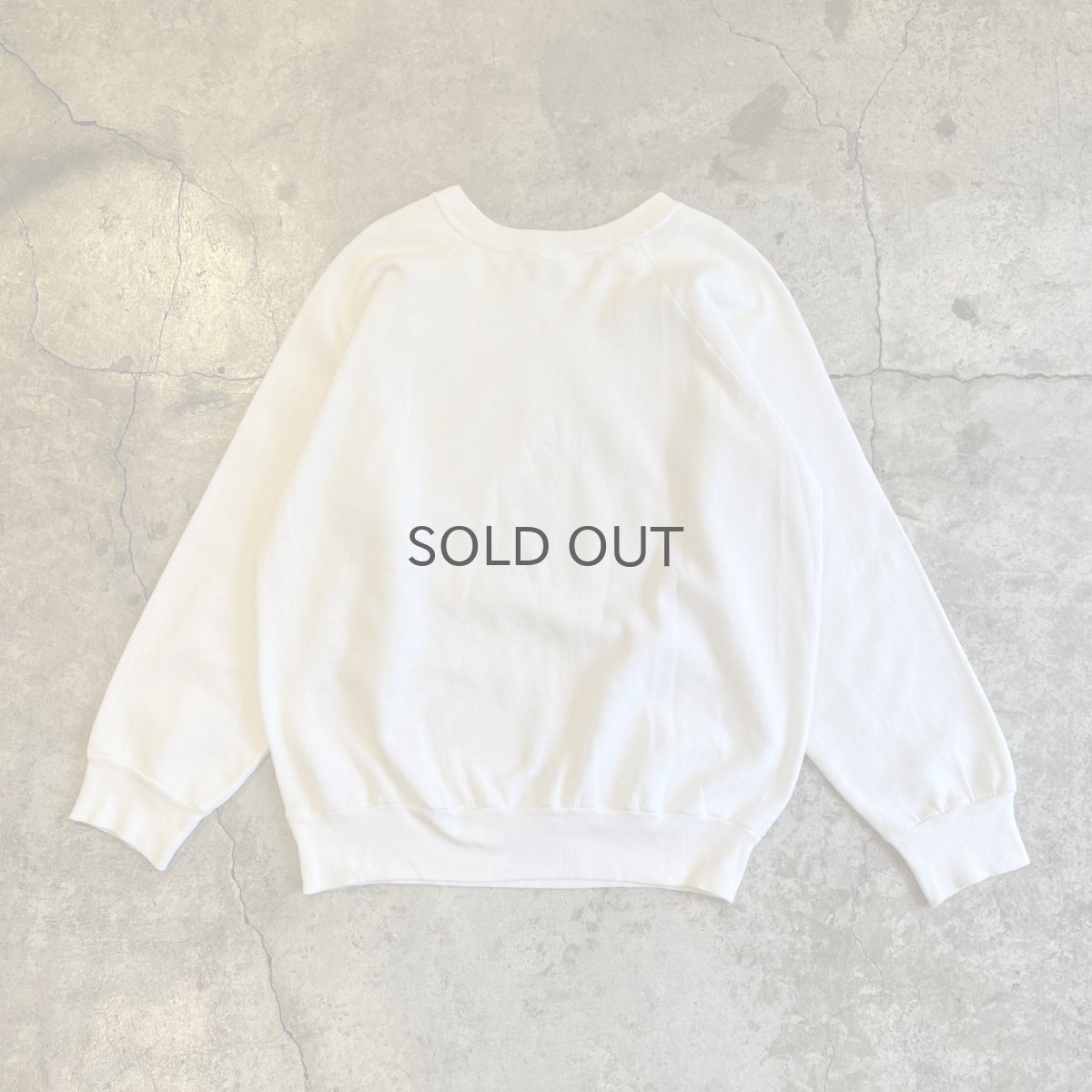 画像2: 80's【CHAMPION】FRONT PRINTED DESIGN COLLEGE L/S SWEAT / Ladies M(L) / MADE IN USA (2)