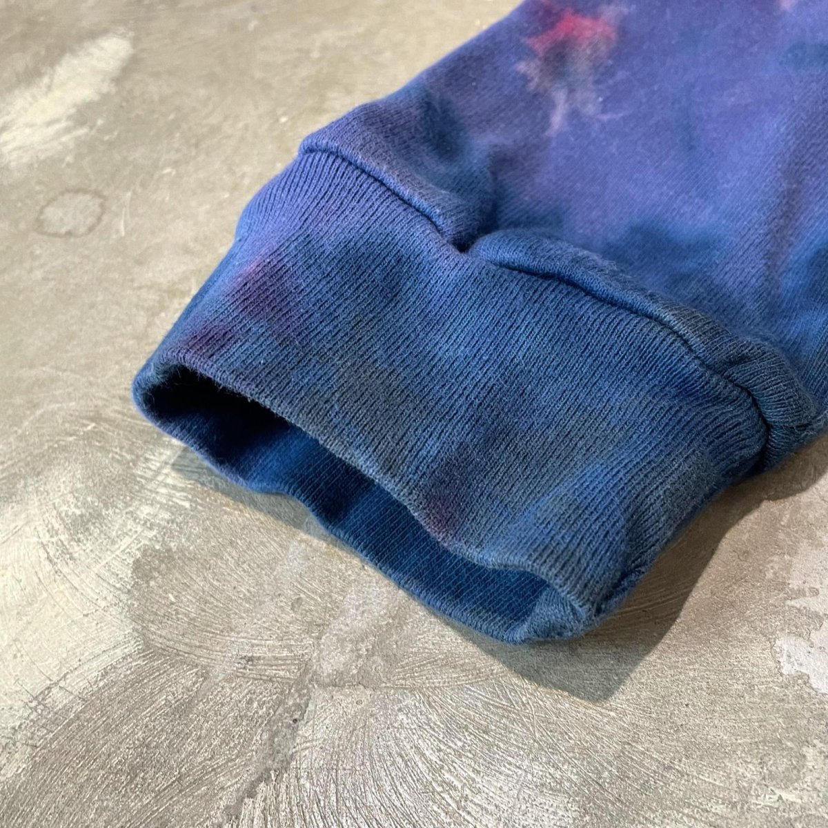 画像7: TIE DYE PATTERN ZIP UP SWEAT HOODIE / Mens M~L (7)